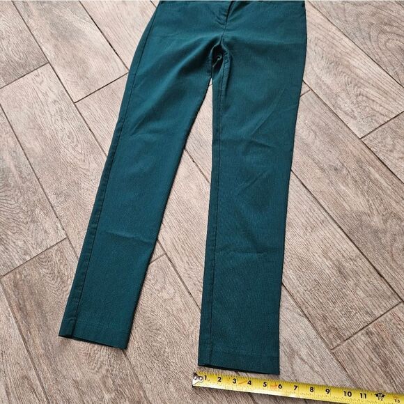 Van Heusen Teal Green Stretch Dress Pants Size 0 - Picture 4 of 10